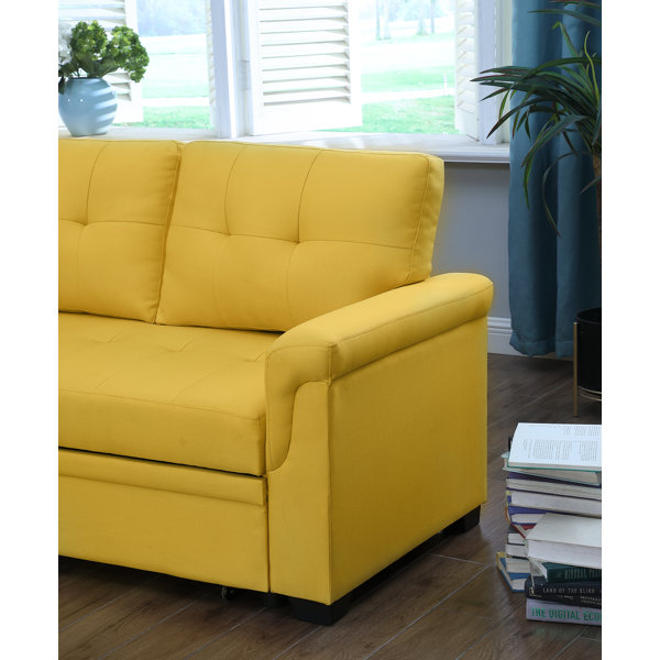 Latitude Run® 84" Wide Reversible Sleeper Sofa & Chaise & Reviews Wayfair
